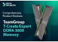 teamgroup t-create expert overclocking ddr4-3600 memory review