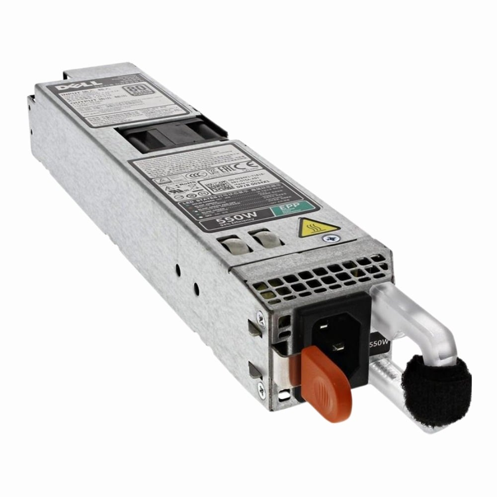0034X1 Dell 550-Watt 80 Plus Platinum 94 Efficiency Extended Hot Plug Power Supply for PowerEdge R430