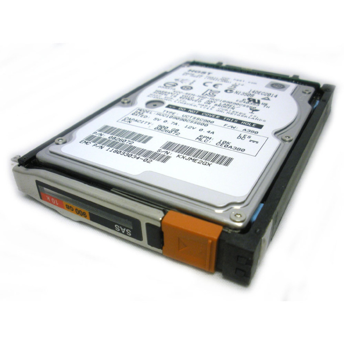 005050349 EMC 900GB 10000RPM SAS 6GB/s 2.5-inch Hard Drive for VNXe Storage System