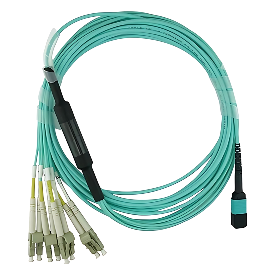 00FM414 IBM 5m MTP-4xLC OM3 MMF Breakout Cable