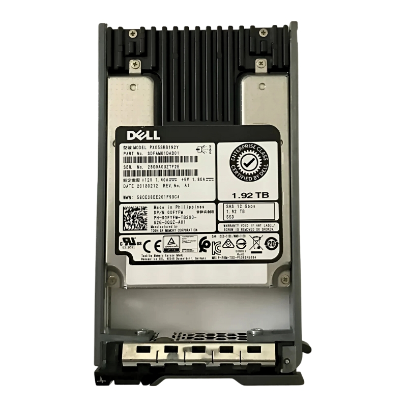 00FYFW Dell 1.92TB 12Gb/s SAS Read Intensive MLC 2.5-Inch Solid State Drive