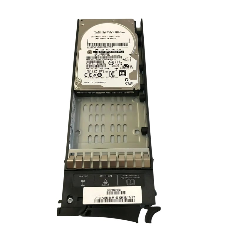 00RX915 IBM 1.8TB 10K RPM SAS 12Gb/s 4Kn 2.5-inch Hot Swap Internal Hard Drive with Tray for Storwize V7000 G1