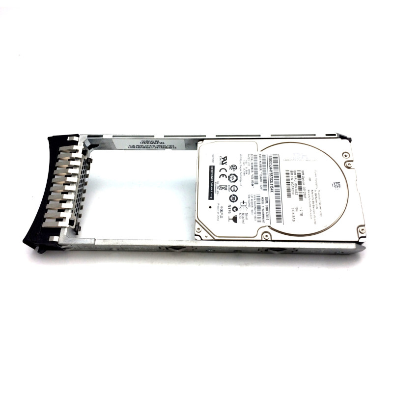 00Y2432 IBM 1.2TB 10K RPM 6Gb/s SAS 2.5 Inch SFF Hot Plug Hard Drive with Tray for V3500 V3700