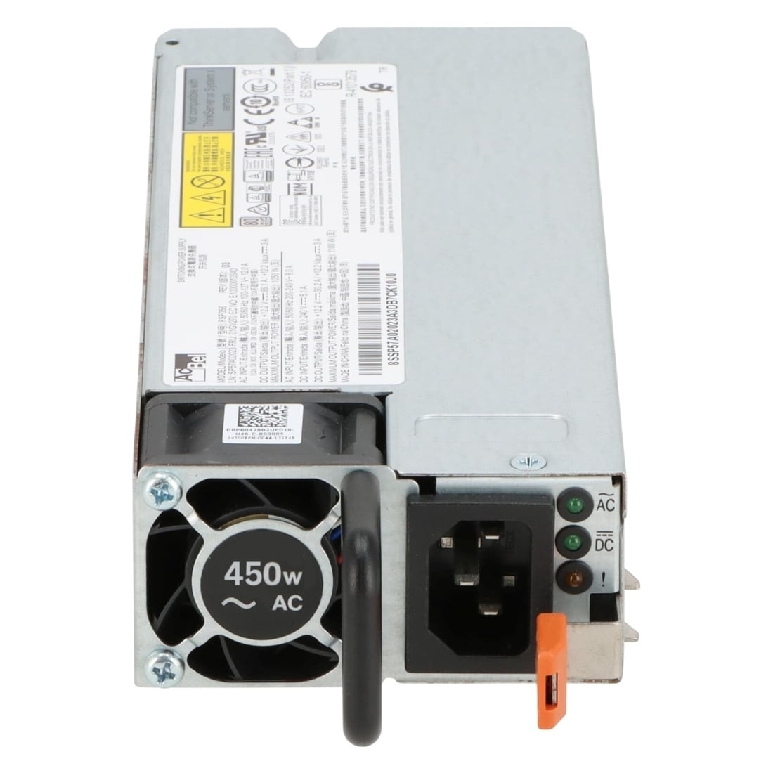 00YJ881 Lenovo 7159/7309 Switch 450W Hot-Swap Rear-to-Front Power Supply