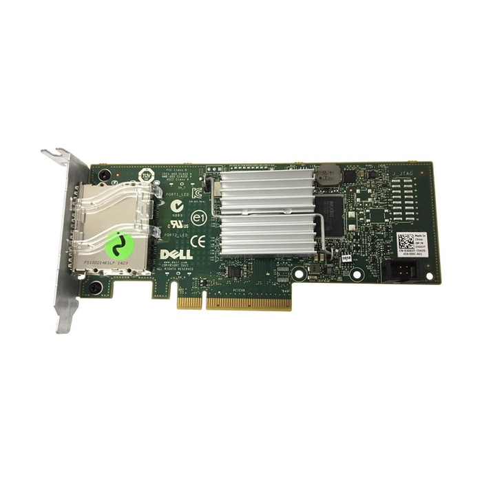 03DDJT Dell 6Gbps Dual-Port External PCIe SAS Non-RAID Host Bus Adapter