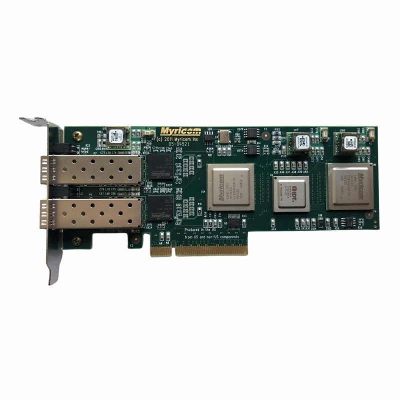 10G-PCIE2-8B2-2S Myricom 2 x Ports 10Gb/s PCI-E 2.0 x8 Plug-in Host Bus Adapter