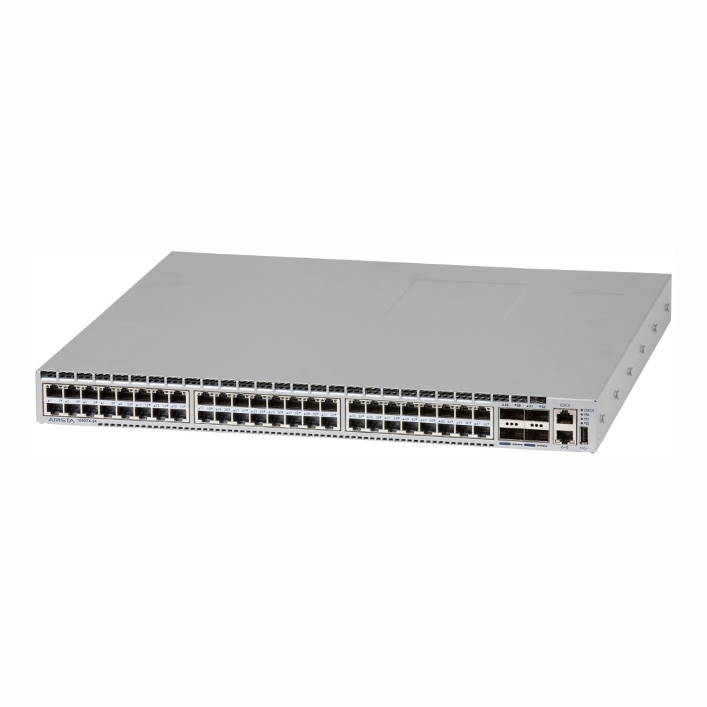 11172021-DCS-7050TX Arista 7050X Series 96 x RJ-45 Ports 10GBase-T + 8 x QSFP+ Ports Rear-to-Front AirFlow Layer 3 Managed 1U Rack-mountable Gigabit Ethernet Network Switch