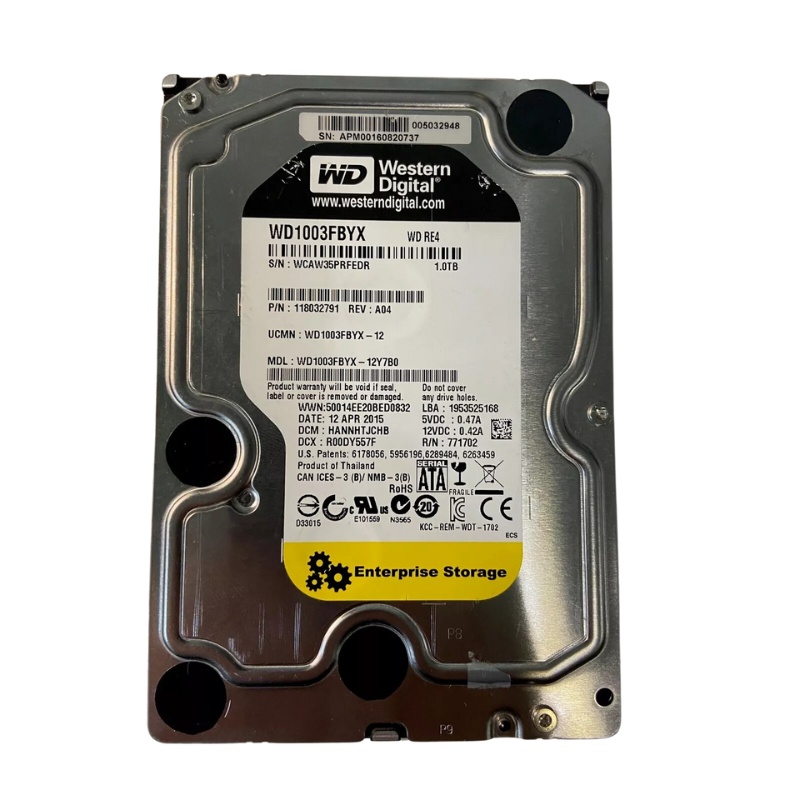 118032791 EMC 1TB 7.2K RPM SATA 3Gb s 32MB Cache 3.5 Inch Hard Drive