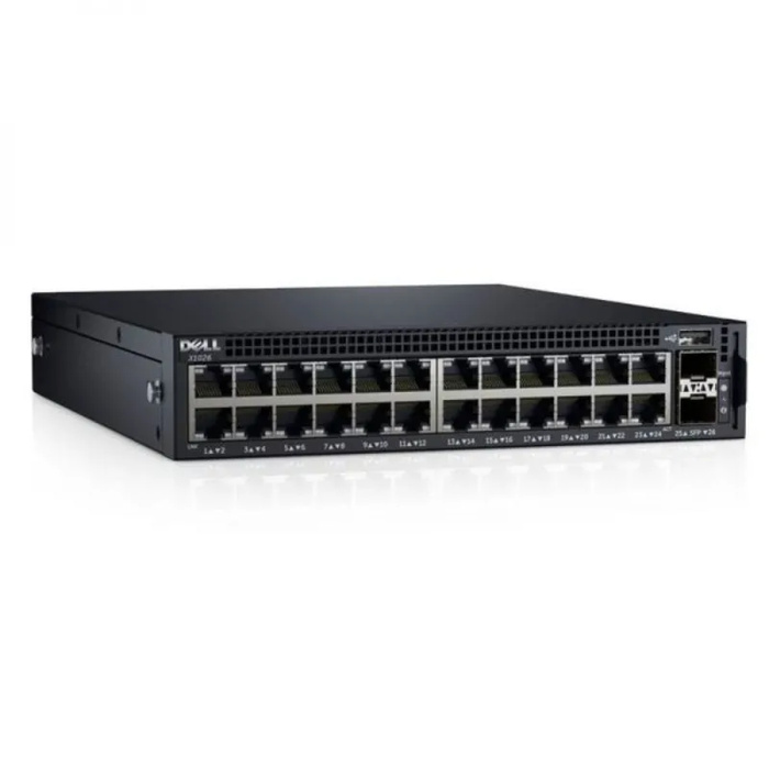 210-ADPM Dell X1026P 24-Port Gigabit Ethernet 2 SFP 1U Rack Switch