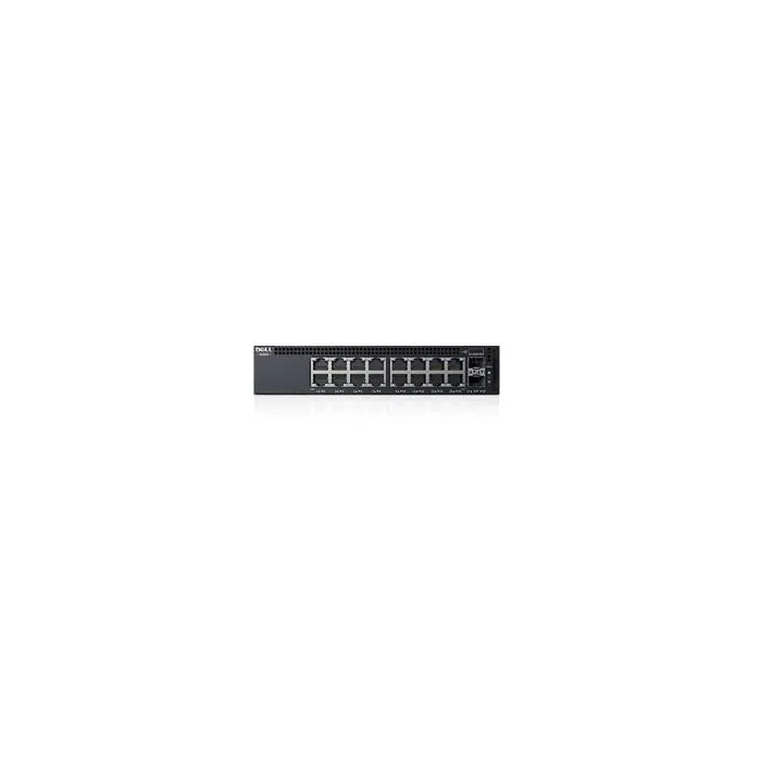 210-AEIL Dell X1018P 16-Port + 2 SFP Layer 2 PoE Managed Switch