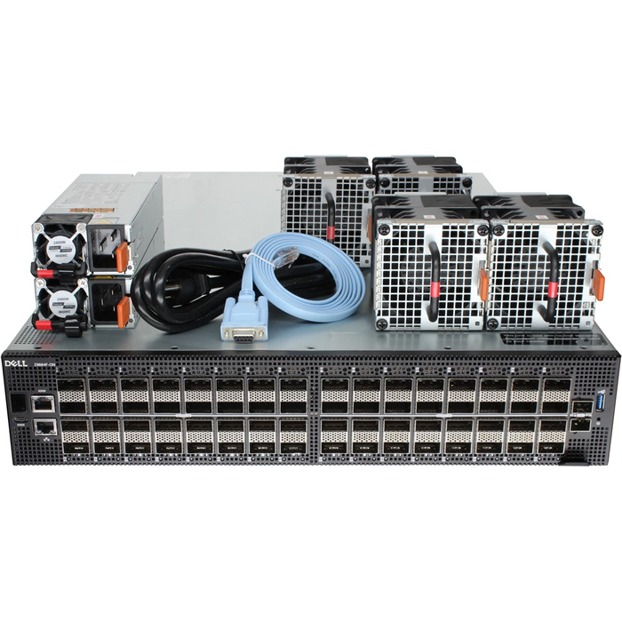 210-BFBN Dell Z9664F-ON 64x400GbE QSFP56-DD 2x10GbE SFP+ Switch