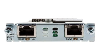 VWIC3-2MFT-T1/E1 Cisco 2-Port T1/E1 Multiflex Trunk Voice WAN Interface Card