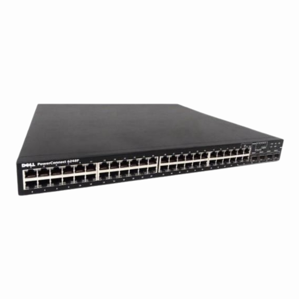 225-2156 Dell Networking N2000 Series N2048 48 x RJ-45 Ports 10/100/1000Base-T + 2 x SFP+ Ports Layer 2 Managed 1U Rack-mountable Gigabit Ethernet Network Switch