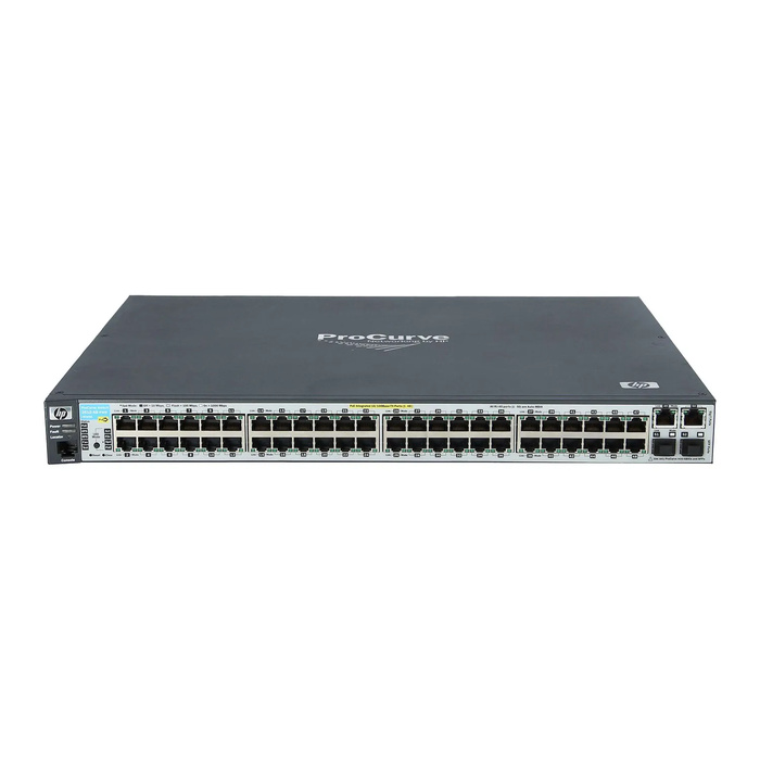 2610-48-POE HP 48-Port RJ45 PoE Switch with 2 RJ45 & 2 SFP Uplinks