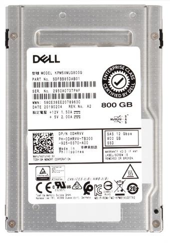 KPM6XVUG800G Toshiba PM6-V 800GB 24Gb/s SAS Mixed Use 2.5-Inch Solid State Drive