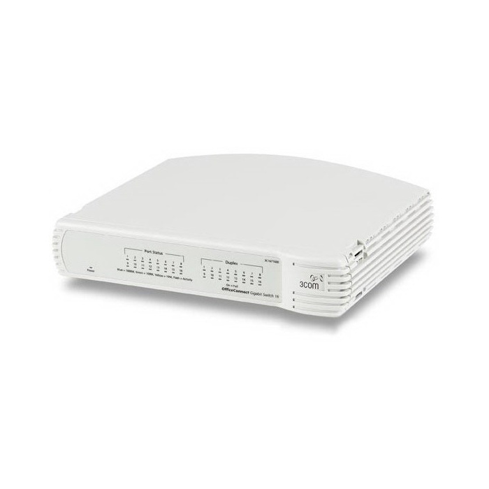 3C1671600A 3Com 16-Port 10/100/1000Base-T Layer 2 Managed Rack-Mount Switch