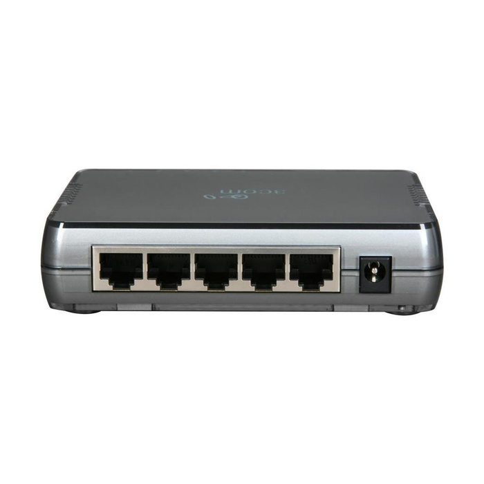 3CGSU05A 3Com 5-Port Gigabit Ethernet Switch 10/100/1000Base-T RJ-45