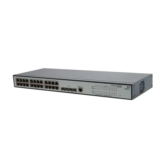3CRBSG2893 3Com 24-Port Gigabit Ethernet Layer 2 Managed Switch with 4 SFP Uplink