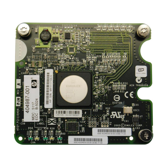 403621-B21 HP Emulex 2-Port 4Gb/s FC PCIe x2 Host Bus Adapter