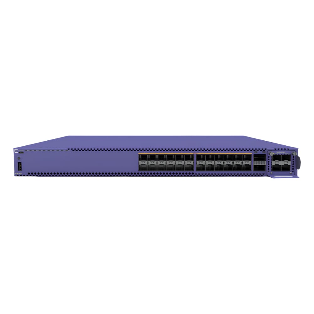 5520-24X-Base Extreme Networks 24-Port 10GBASE-X SFP+ + 2-Port QSFP28 L3 Managed 1U R-M Network Switch