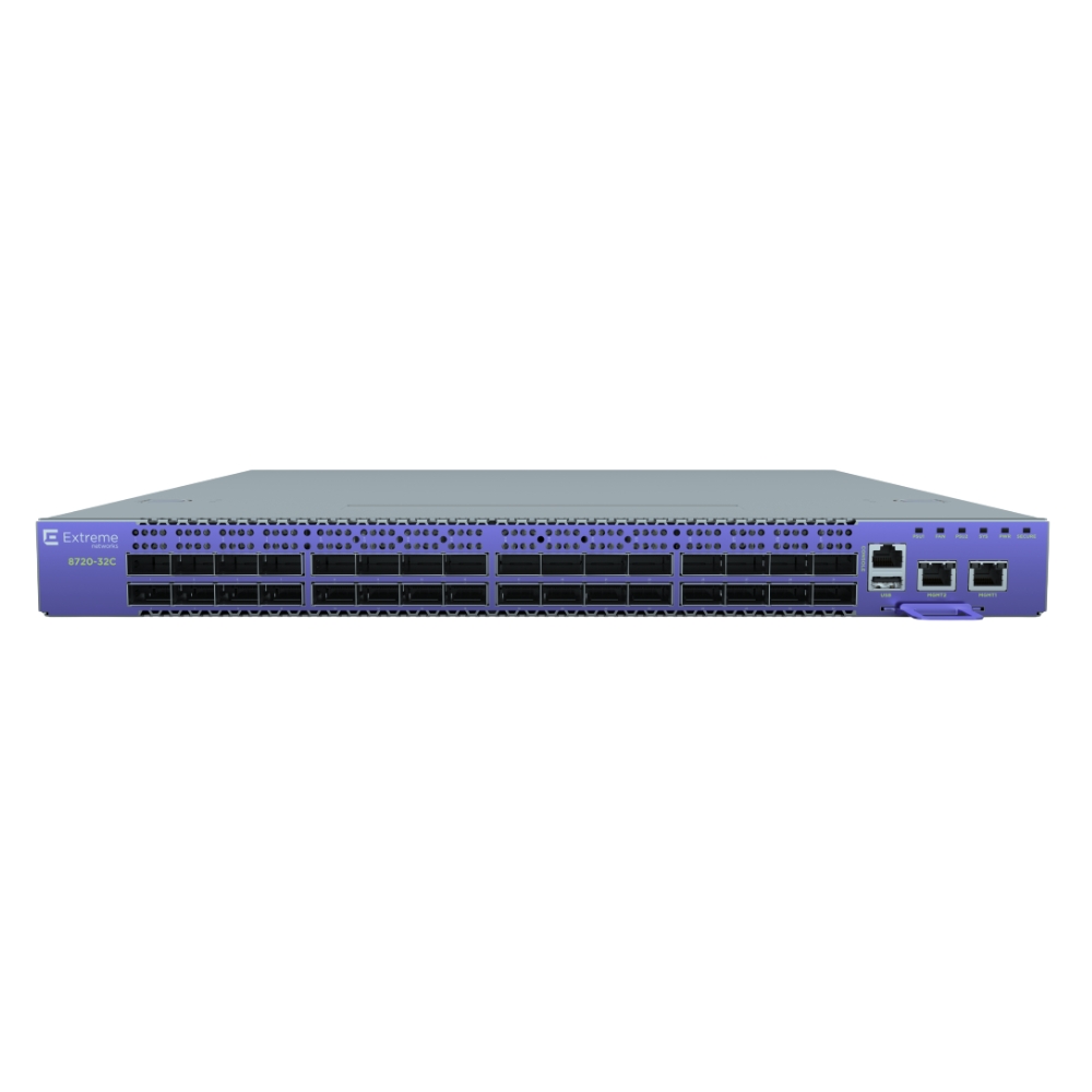 7720-32C-AC-R Extreme 32 QSFP28 Ports 40G/100G Data Center Switch