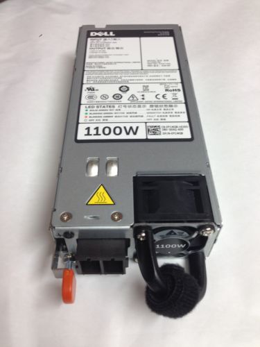 AA27120L Dell 1100W DC Redundant Power Supply for PE R620/R720/R820