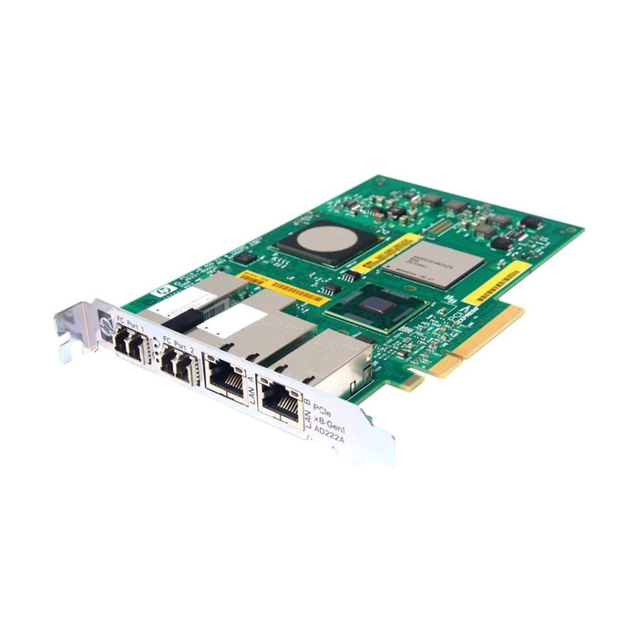 AD221-80001 HP 2-Port 1000Base-T Dual RJ-45/Fibre Channel 4Gb/s PCIe 2.0 x8 HBA