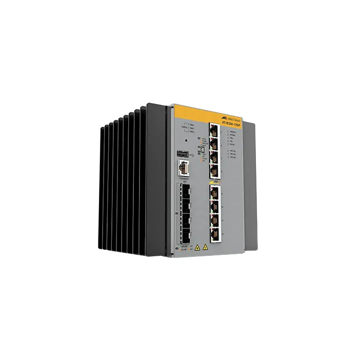AT-IE300-12GP-80 Allied Telesis 8-Port Layer 3 PoE+ Gigabit Switch