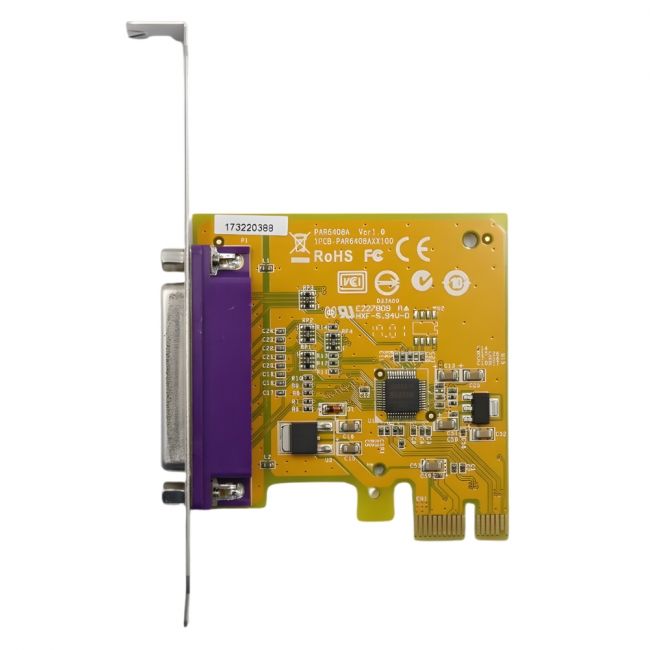 00HV201 Lenovo Single-Port IEEE1284 Parallel Full Height PCIe x1 Card