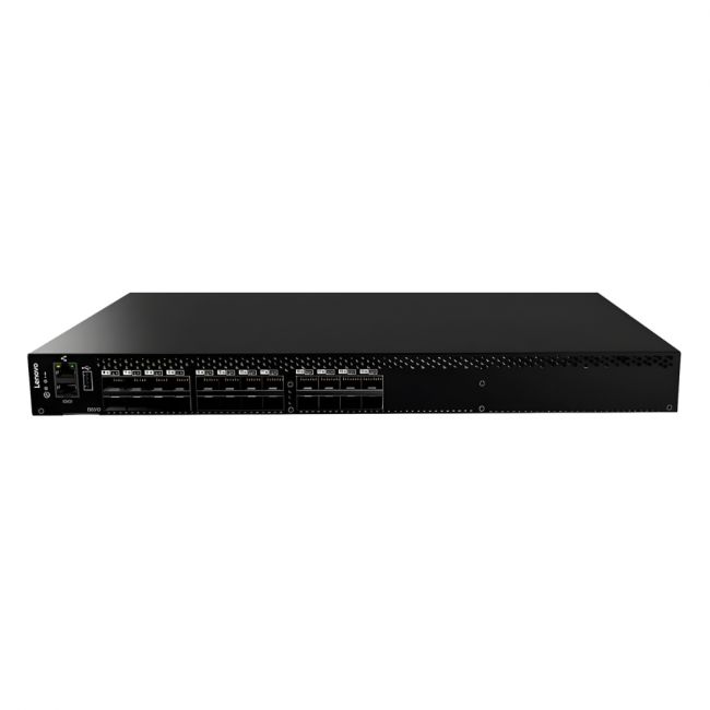 00WF800 Lenovo B6510 24-Port 8Gb Fibre Channel Switch with 24x SWL SFPs
