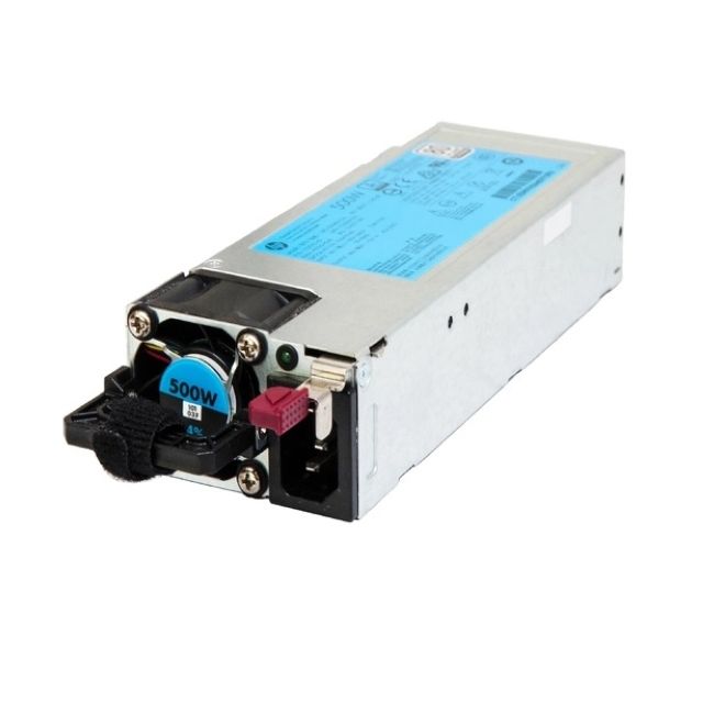 723597-B21 HP 500-Watt Flex Slot Platinum gable Power Supply Kit for ProLiant DL360 DL380 ML350 Gen9 Server