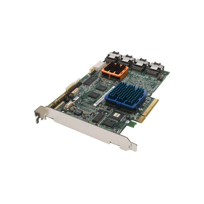 Adaptec 2252700-R 16-Port PCI Express x8 SATA/SAS RAID Controller Card with Complete Kits and 256MB Cache with Battery