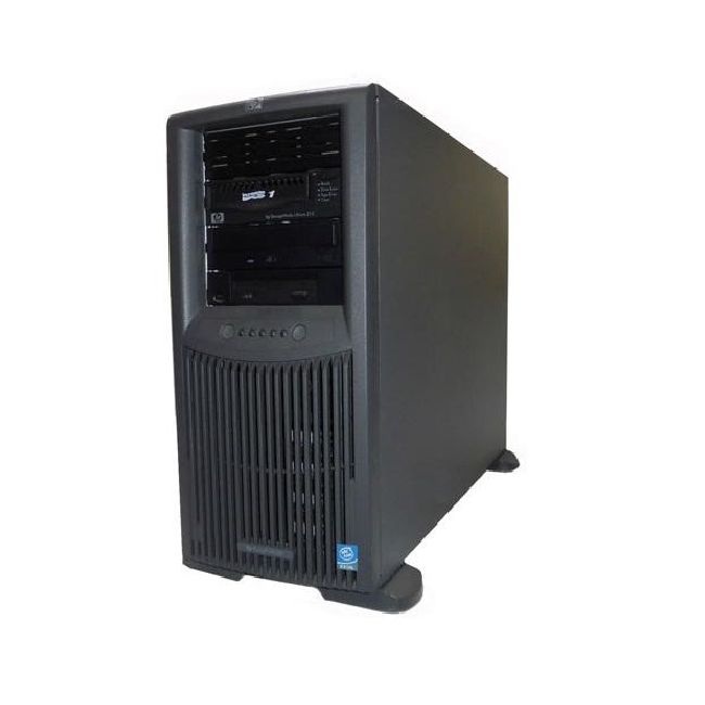 331889-001 HP ProLiant ML350 G4p Intel Xeon 3GHz CPU 512MB DDR2 SDRAM ATI RageXL 8MB 110V AC 725-Watt Power Supply Tower Server System