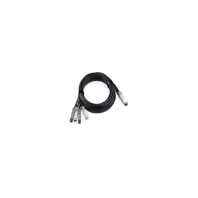 332-1369 Dell 1M 40GbE to 4x10GbE SFP+ Passive Copper Breakout Cable