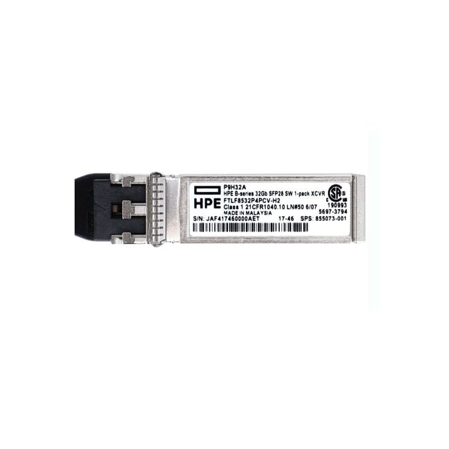 HP 871362-001 32Gbps Multi-Mode Fiber SFP+ Transceiver Module, 100m, 850nm, Duplex LC Connector