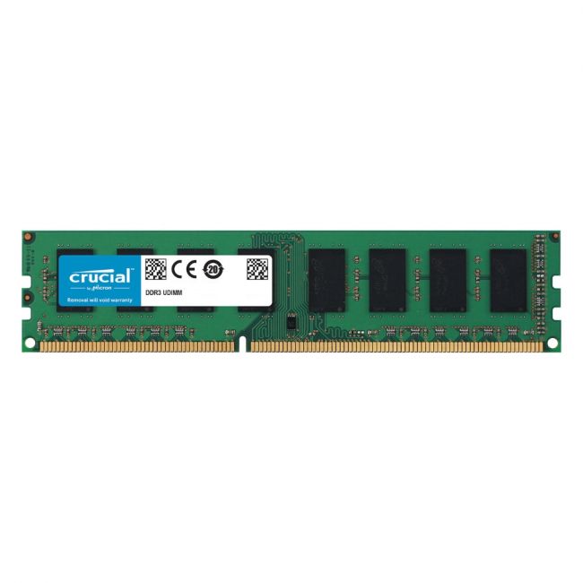CT25664BA160B.C16FKR2 Crucial 2GB DDR3-1600 Non-ECC UDIMM Memory