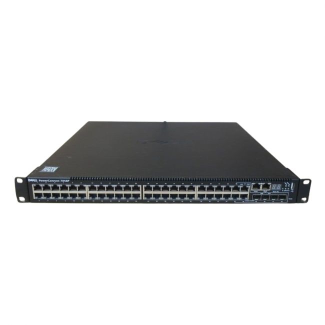 7048P Dell PowerConnect 7000 48-Port PoE Gigabit Switch 4-SFP+ Uplink