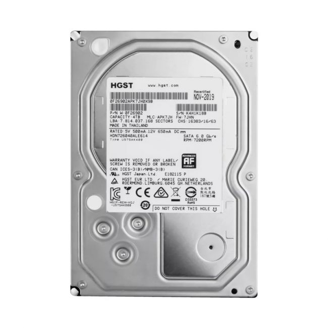 HGST Deskstar NAS 4TB HDD 【公式通販】
