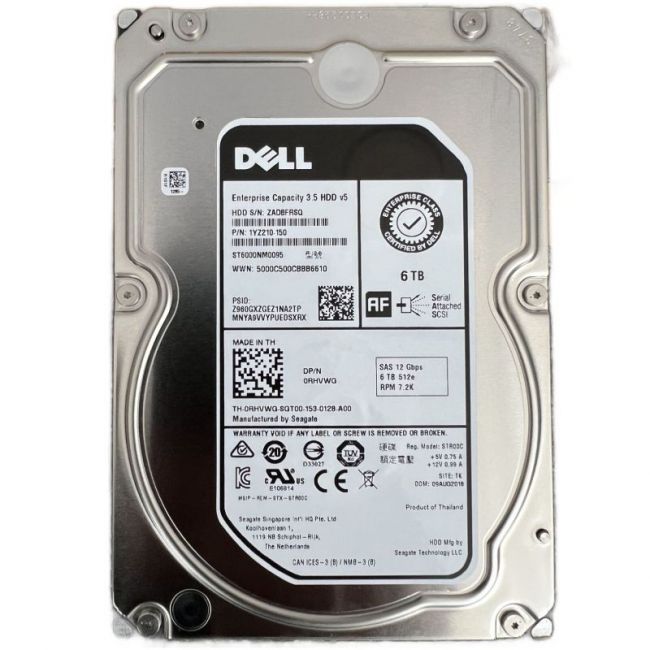 Dell MM81X Compellent 6TB 7200RPM SAS 12Gbps Enterprise Plus Hard Drive