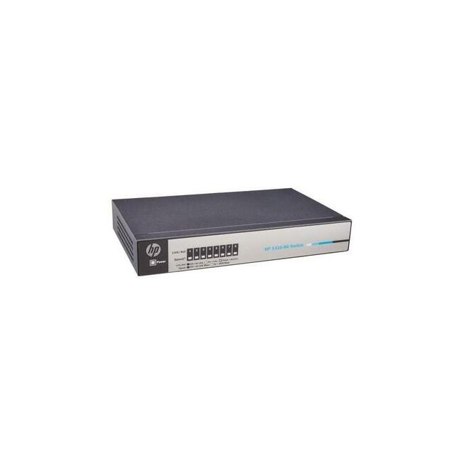 J9559AS HP ProCurve 1410-8G 8-Ports 10/100/1000Base-T RJ-45 Rack Mountable Gigabit Ethernet Switch