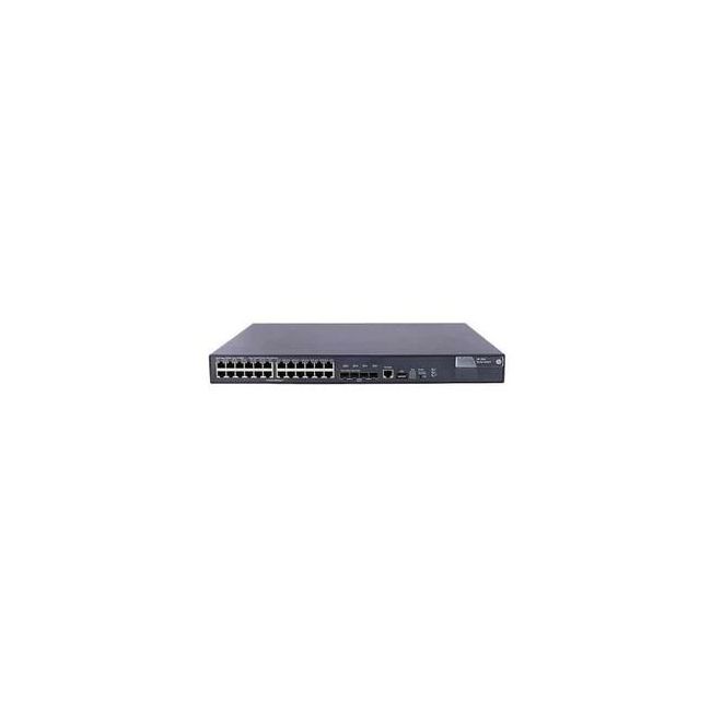 HP FlexNetwork 5800-24G-PoE+ 24-Port PoE+ 10/100/1000Base-T + 4x SFP+ Layer 3 Managed Rack-Mountable Gigabit Ethernet Network Switch