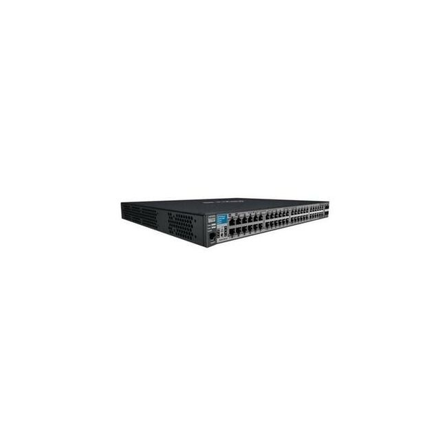 J9147A#ABA HP Procurve E2910al-48G 48-Ports with 4 x SFP Mini-GBIC Layer-2 Managed Stackable Gigabit Ethernet Switch