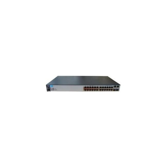 J9623A#ABA HP Aruba E2620-24 24-Port 24 X 10/100 + 2 X 10/100/1000 + 2 x SFP Managed Rack-mountable Layer 3 Network Switch