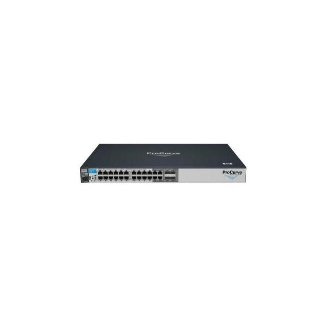 J9279AZ HP ProCurve 2510G-24 24-Ports RJ-45 1Gbps 1000Base-T Layer-2 Managed Stackable Gigabit Ethernet Switch with 4x 1000Base-T SFP Ports