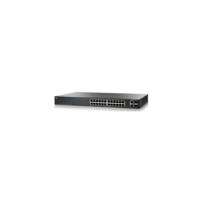 SLM224PT Cisco SF200-24P 24-Ports 10/100Mbps PoE Smart Switch