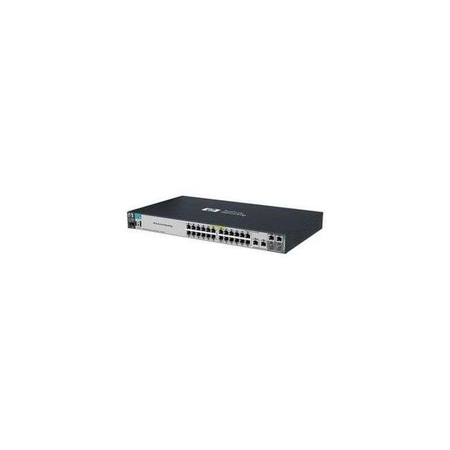 J9138-69001 HP ProCurve E2520-24-PoE Ethernet Switch 2 x SFP (mini-GBIC) Shared 2 x 10/100/1000Base-T 24 x 10/100Base-TX LAN