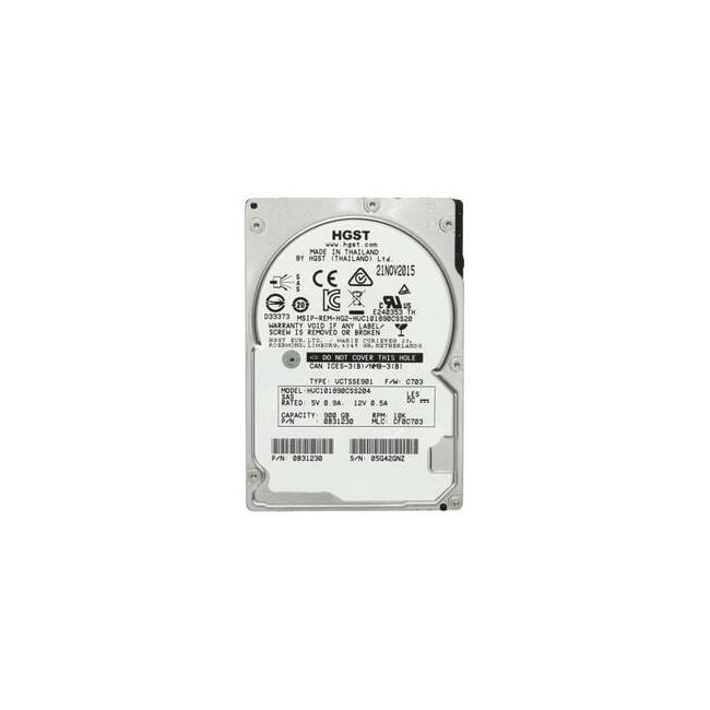 0B31230 Hitachi Ultrastar C10K1800 900GB 10K RPM 12Gb/s SAS 128MB Cache 2.5-inch Hard Drive
