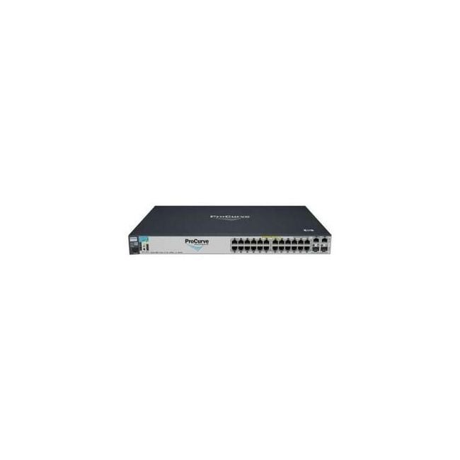 J9086A#ABA HP ProCurve E2610-24-PPoE 24-Ports 10/100Base-TX Managed Stackable Fast Ethernet Switch with 2 x SFP (mini-GBIC)