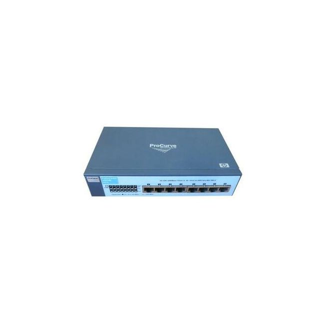 J9077-69001 HP ProCurve 1400-8G Unmanaged Gigabit Ethernet Switch 8 x 10/100/1000Base-T LAN