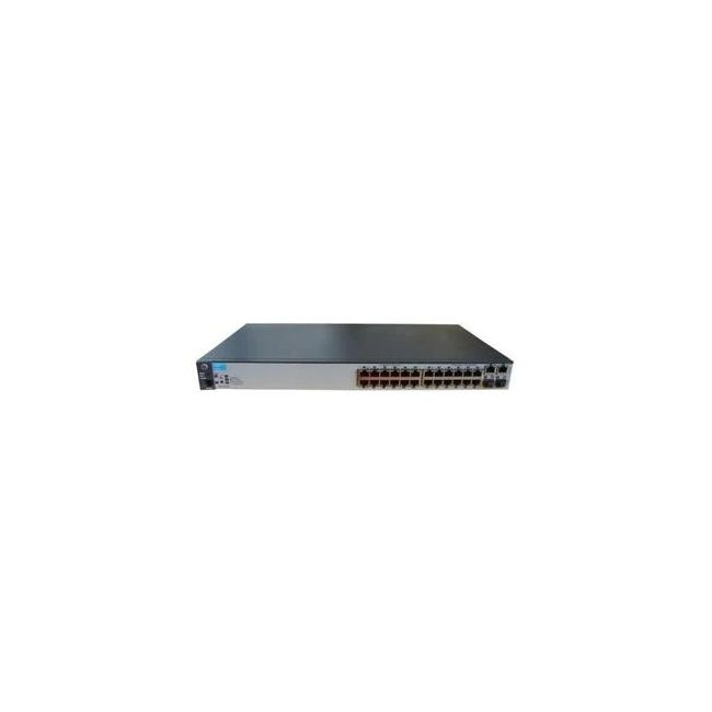 J9623A HP Aruba E2620-24 24-Port 24 X 10/100 + 2 X 10/100/1000 + 2 x SFP Managed Rack-mountable Layer 3 Network Switch
